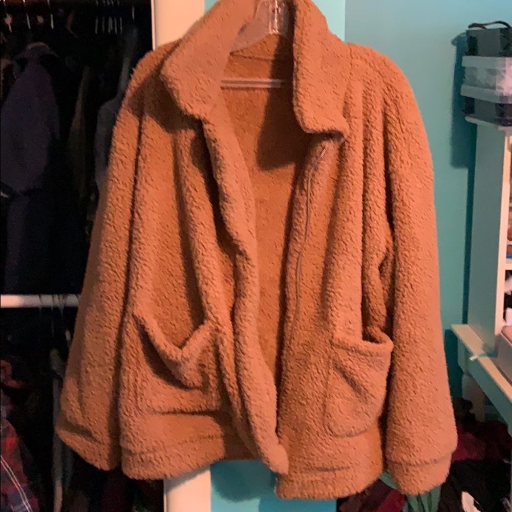 Oversized Teddy Coat